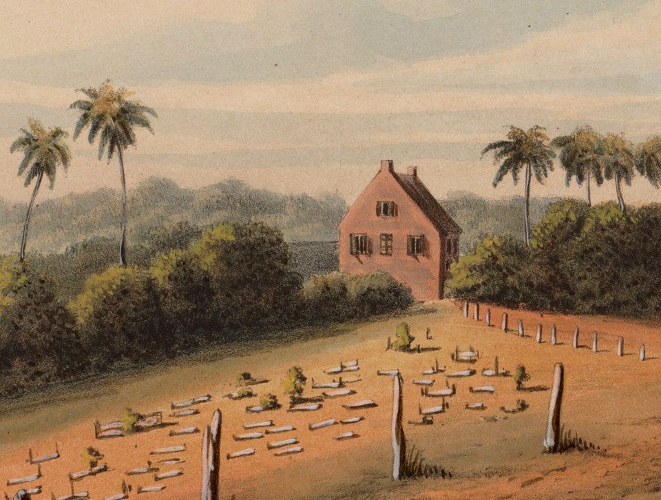 Synagoge Jodensavanne rond 1860