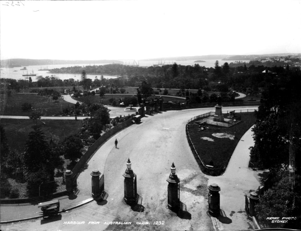 Sydney Harbour from Australian Club from The Powerhouse Museum Collection
