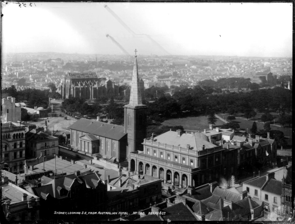 Sydney, looking south-east, from Australian Hotel from The Powerhouse Museum Collection