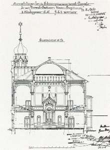 Synagoge Kluckygasse Plan