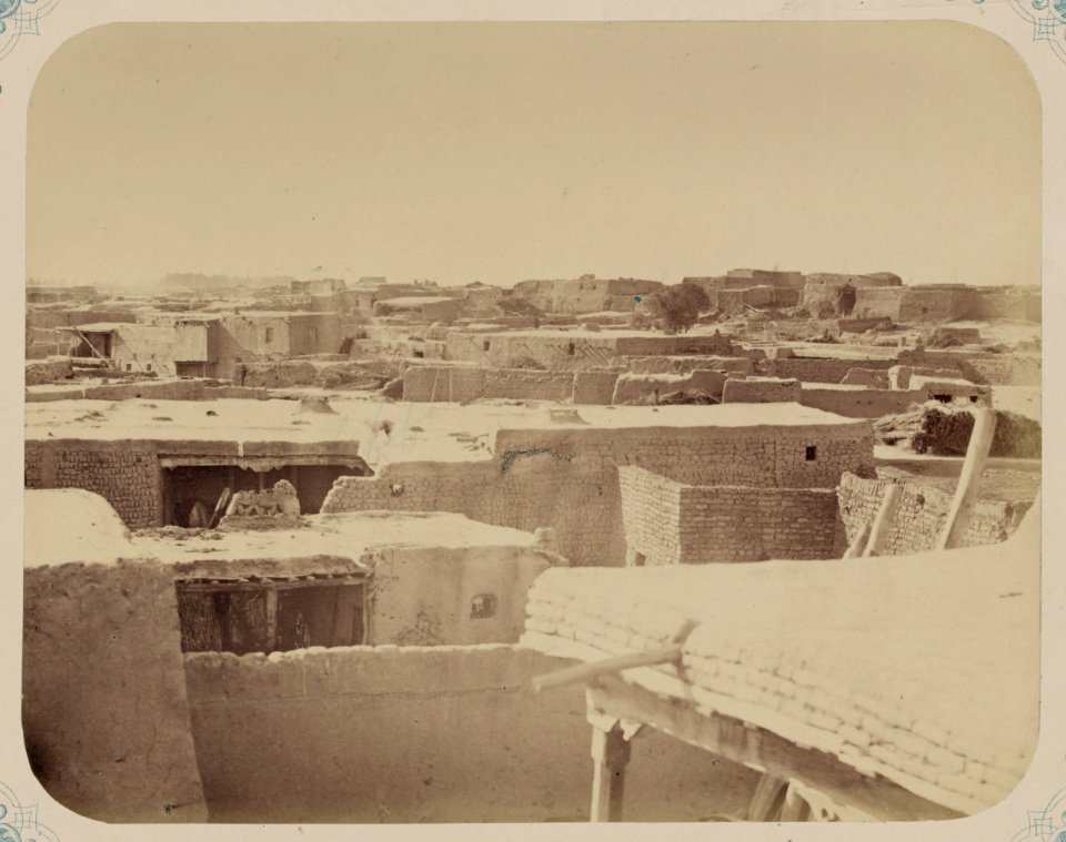 Syr-dar'inskaia oblast'. G. Turkestan. Chast' goroda Bazar Bashi LCCN2007682900