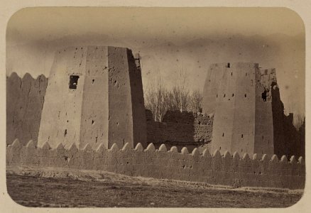 Syr-dar'inskaia oblast'. Miesto shturma kolonnoi ar. pol. mikhailovskago goroda Khodzhenda 24. Maia 1866 goda LCCN2007678443