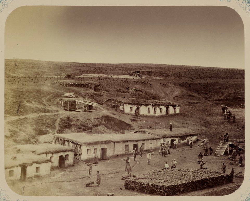 Syr-dar'inskaia oblast'. Tatarinovskaia kamenno-ugol'naia kop'. Chimkendskago uiezda. Obshchii vid kopi LCCN2002710052