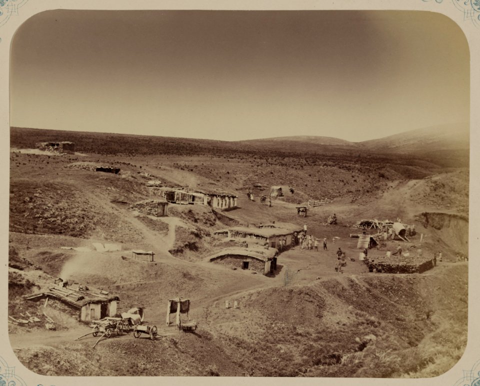 Syr-dar'inskaia oblast'. Tatarinovskaia kamenno-ugol'naia kop'. Chimkendskago uiezda. Obshchii vid kopi LCCN2002710053