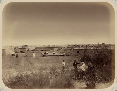 Syr-dar'inskaia oblast'. Ukr- Fort N 2-i (Karamakchi). Russkaia slobodka pri fortie LCCN2007682894