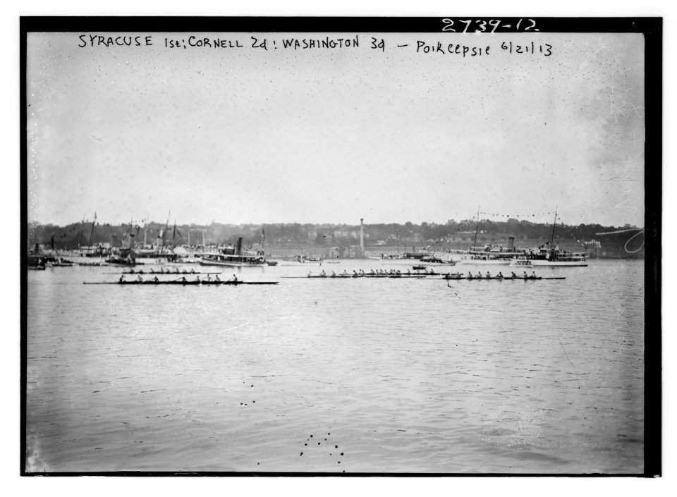Syracuse 1st; Cornell 2nd; Wash. 3d Po'keepsie races LCCN2014693375