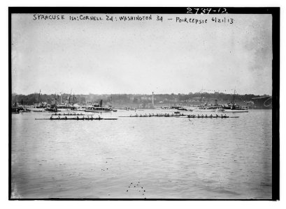 Syracuse 1st; Cornell 2nd; Wash. 3d Po'keepsie races LCCN2014693375