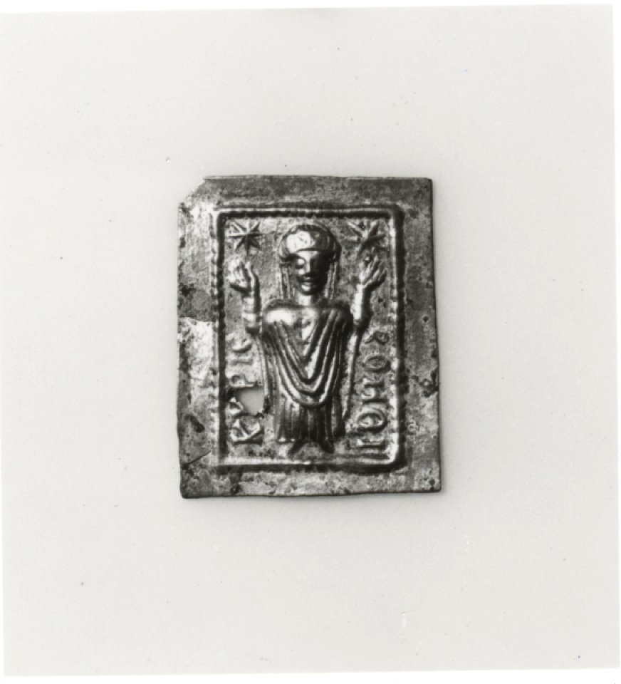 Syrian - Votive Plaque with a Female Saint - Walters 571826