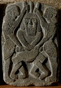 Syrian - Relief with Two Heroes - Walters 2118