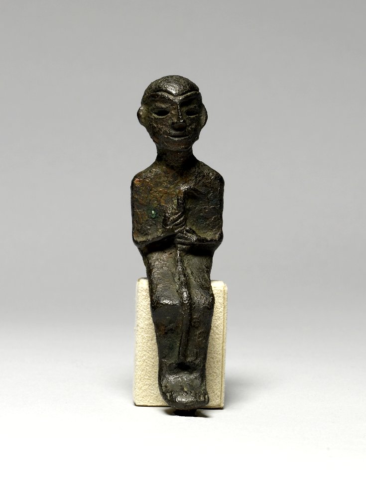 Syrian - Statuette of a Seated Canaanite - Walters 542485 (2)