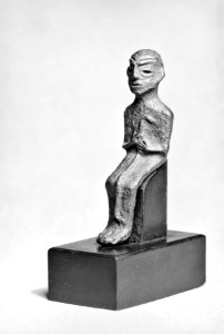 Syrian - Statuette of a Seated Canaanite - Walters 542485