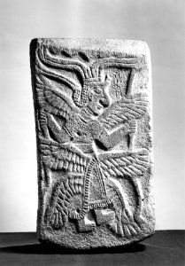Syrian - Slab with Six-Winged Goddess - Walters 2116