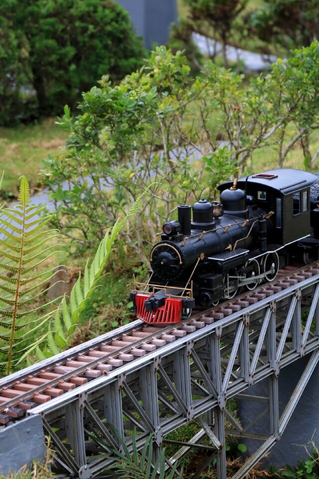 Track outdoors locomotive