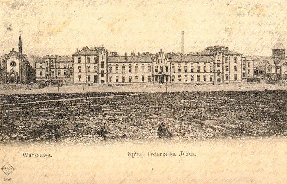 Szpital Dzieciątka Jezus w Warszawie ok. 1900