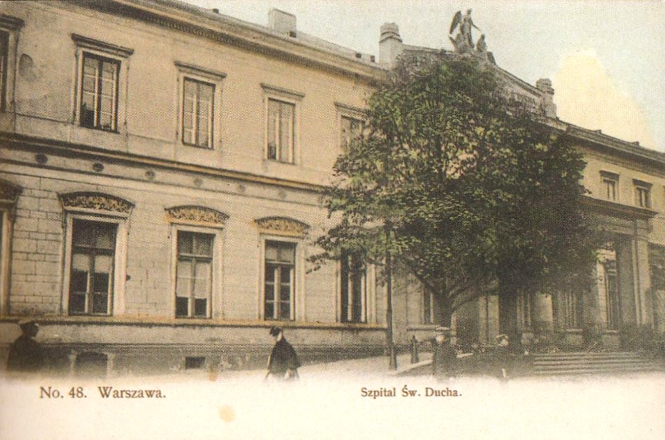 Szpital św. Ducha w Warszawie ul. Elektoralna 1908