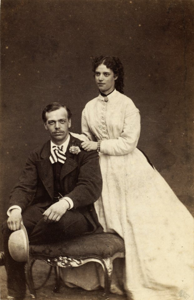 Szása és Minnie in 1868