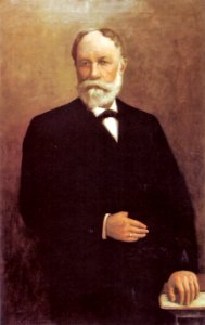 Szobonya Portrait of Mór Jókai 1894 photo