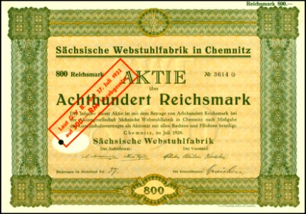 Sächsische Webstuhlfabrik 1928 photo