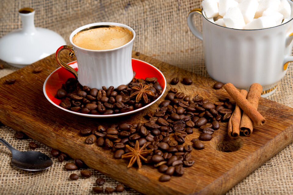Cinnamon breakfast closeup