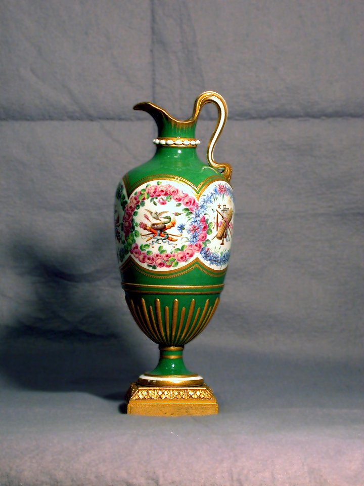 Sèvres Porcelain Manufactory - One of a Pair of Pitchers (Vase en burette) - Walters 48765 - View A