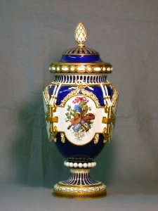 Sèvres Porcelain Manufactory - Vase with Cover - Walters 48573 - Back