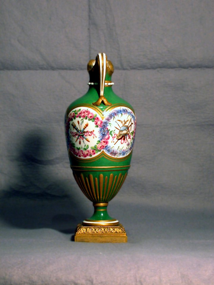Sèvres Porcelain Manufactory - One of a Pair of Pitchers (Vase en burette) - Walters 48764 - Back