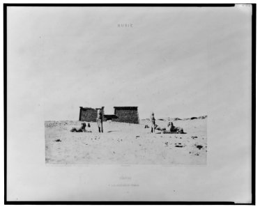 Séboûah - vue générale du temple - FT (monogram) Félix Teynard. LCCN2001695376