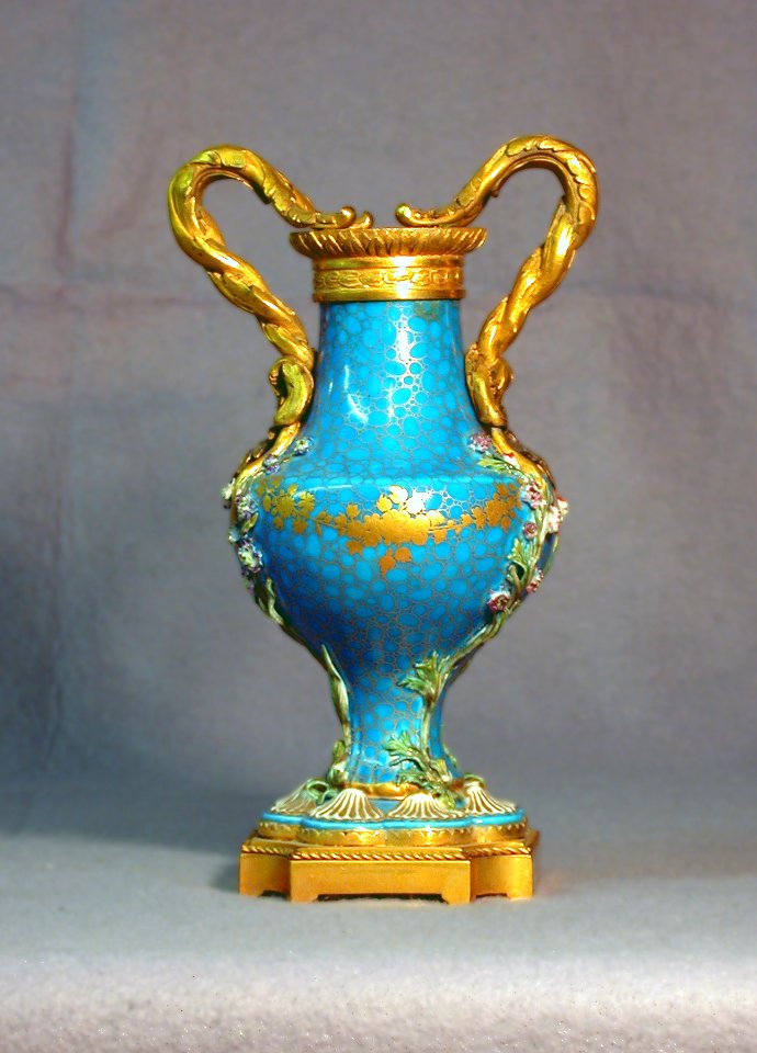 Sèvres Porcelain Manufactory - Vase with Gilt-Bronze Mounts - Walters 48966