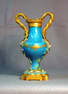 Sèvres Porcelain Manufactory - Vase with Gilt-Bronze Mounts - Walters 48966