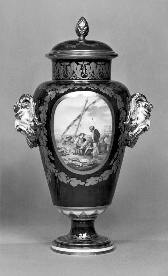 Sèvres Porcelain Manufactory - Vase à bandes - Walters 48561