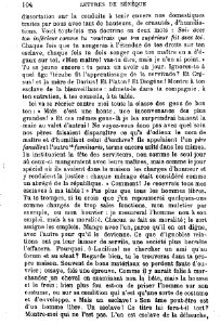 Sénèque - Œuvres complètes - II, 104