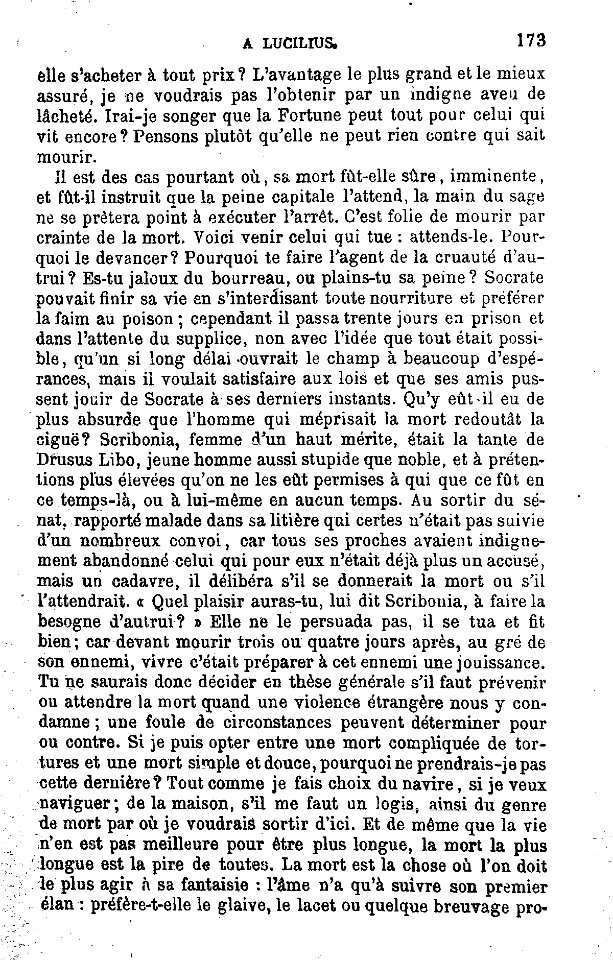 Sénèque - Œuvres complètes - II, 173