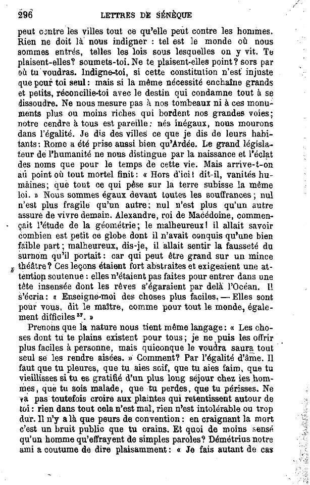 Sénèque - Œuvres complètes - II, 296