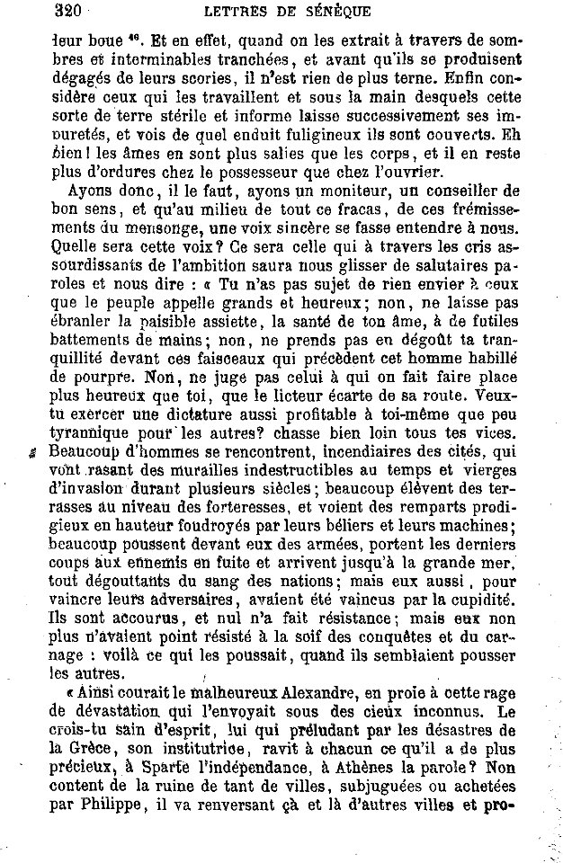 Sénèque - Œuvres complètes - II, 320