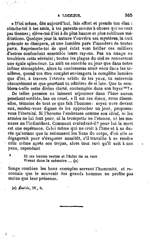Sénèque - Œuvres complètes - II, 365