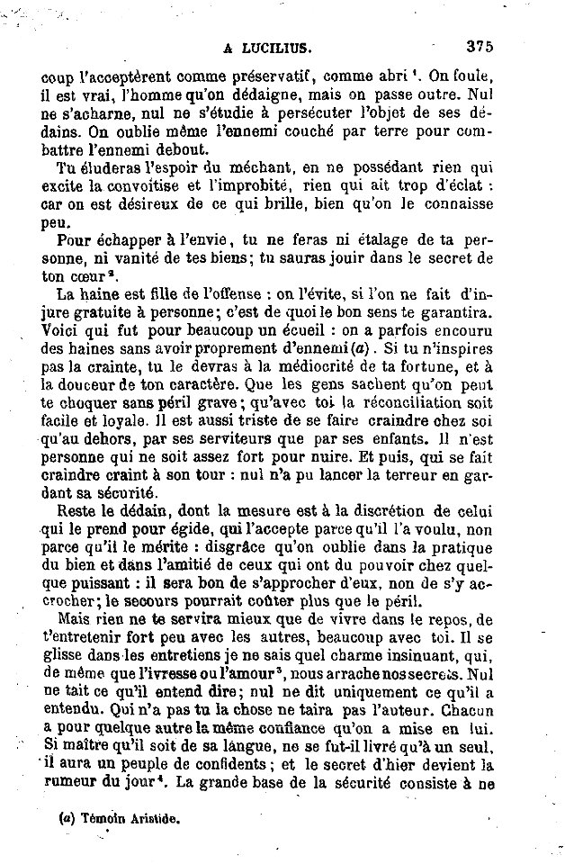 Sénèque - Œuvres complètes - II, 375