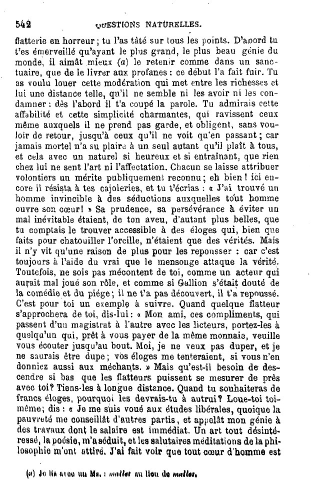 Sénèque - Œuvres complètes - II, 542