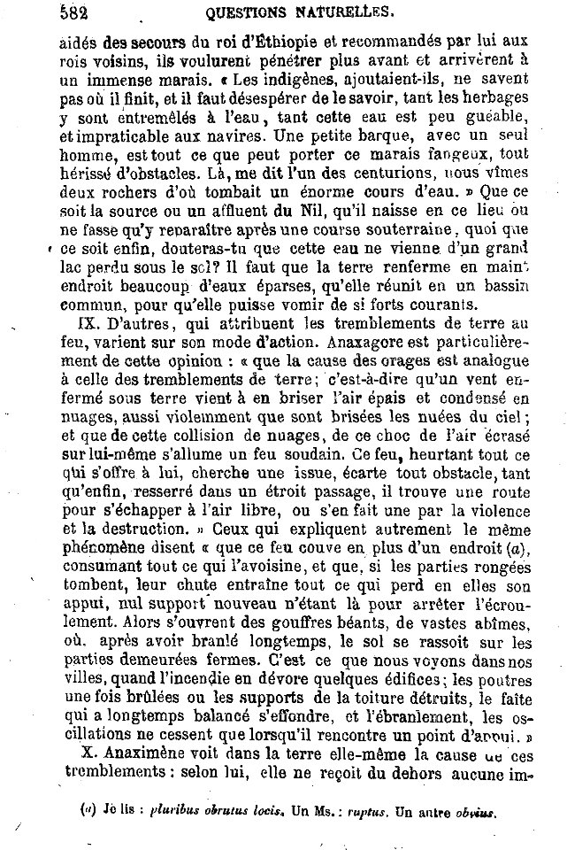 Sénèque - Œuvres complètes - II, 582