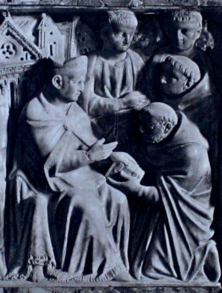 Sépulcre saint Dominique, approbation de l'ordre. Détail3