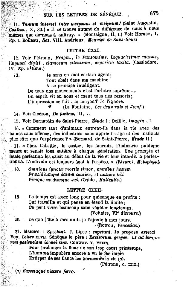Sénèque - Œuvres complètes - II, 675