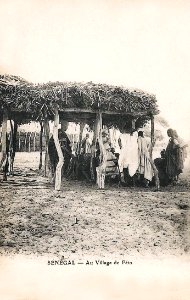 Sénégal-Au village de Féto (AOF)