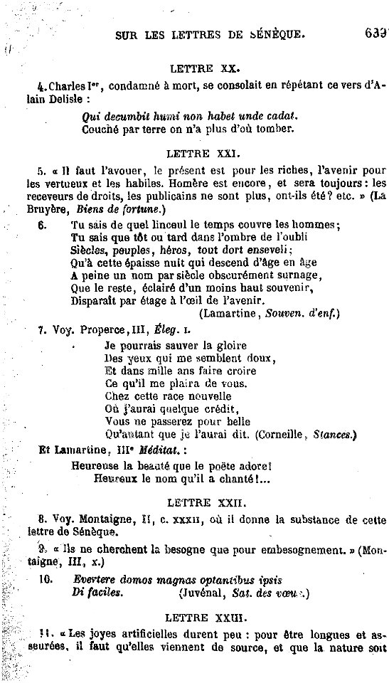 Sénèque - Œuvres complètes - II, 639