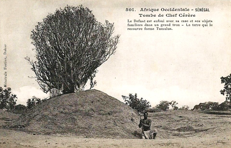 Sénégal-Tombe de chef cérère (AOF)