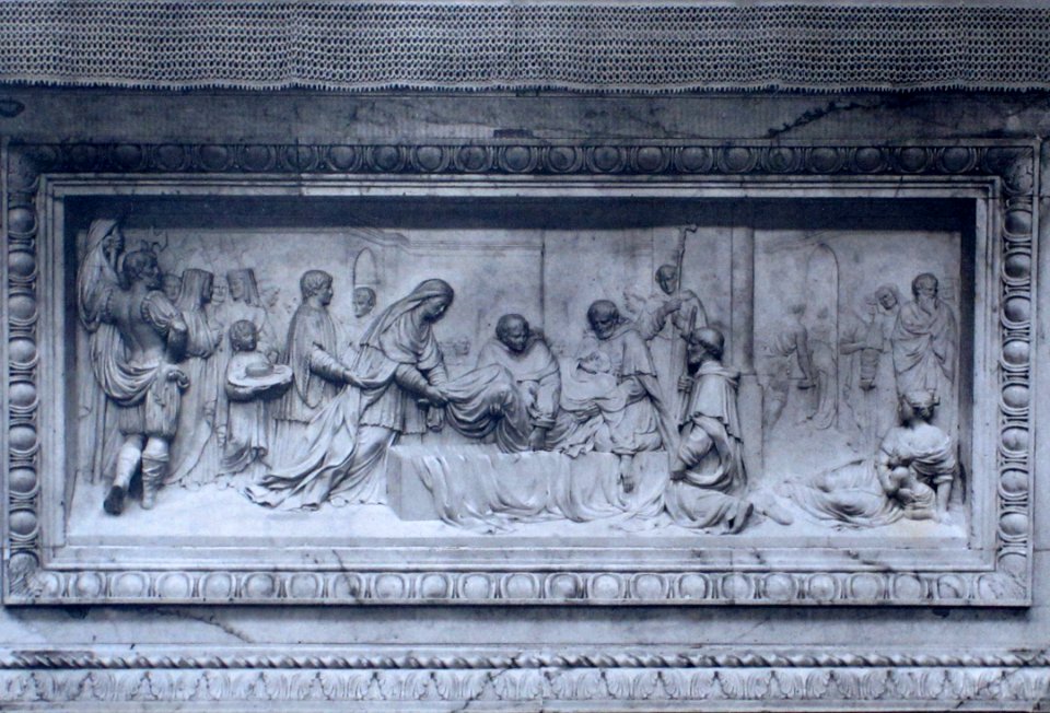 Sépulcre saint Dominique, antependium de J.-B. Boudard