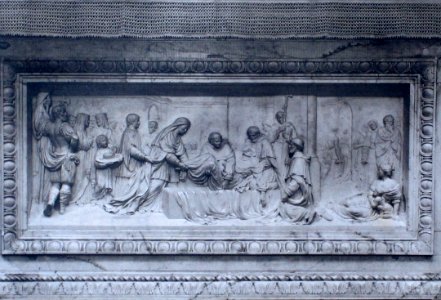 Sépulcre saint Dominique, antependium de J.-B. Boudard