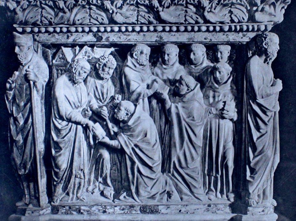 Sépulcre saint Dominique, apparition des apôtres