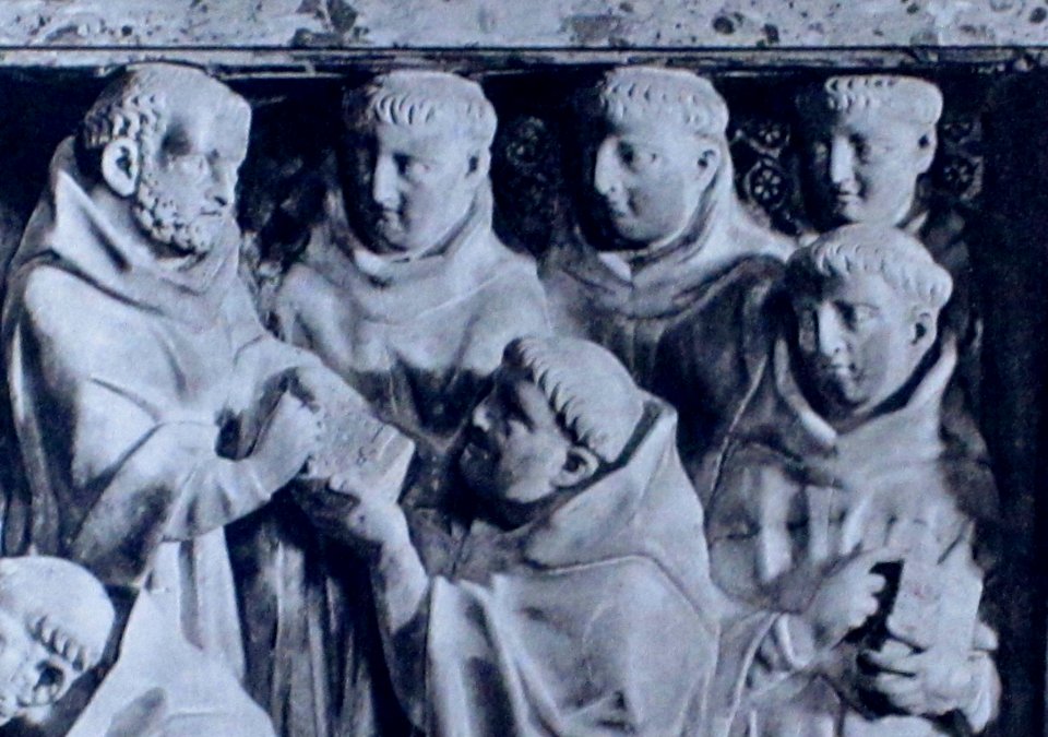 Sépulcre saint Dominique, apparition des apôtres. Détail2