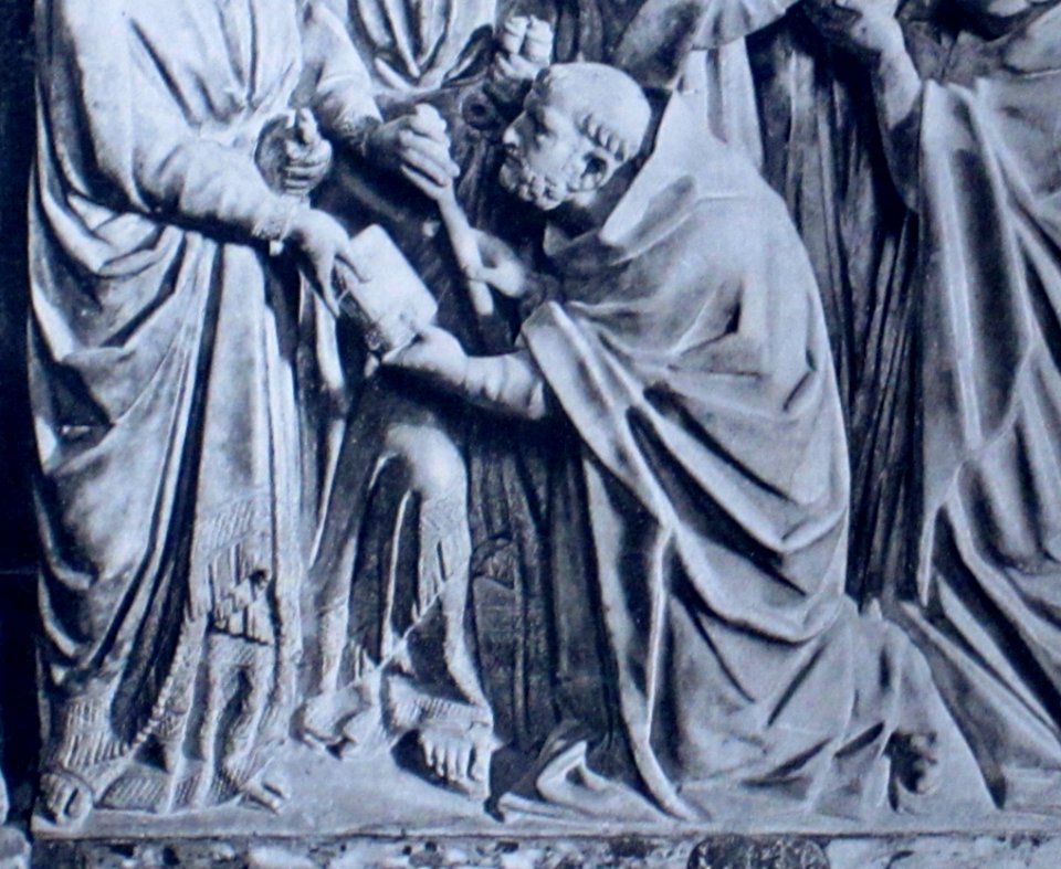 Sépulcre saint Dominique, apparition des apôtres. Détail1