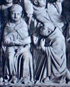 Sépulcre saint Dominique, approbation de l'ordre. Détail1