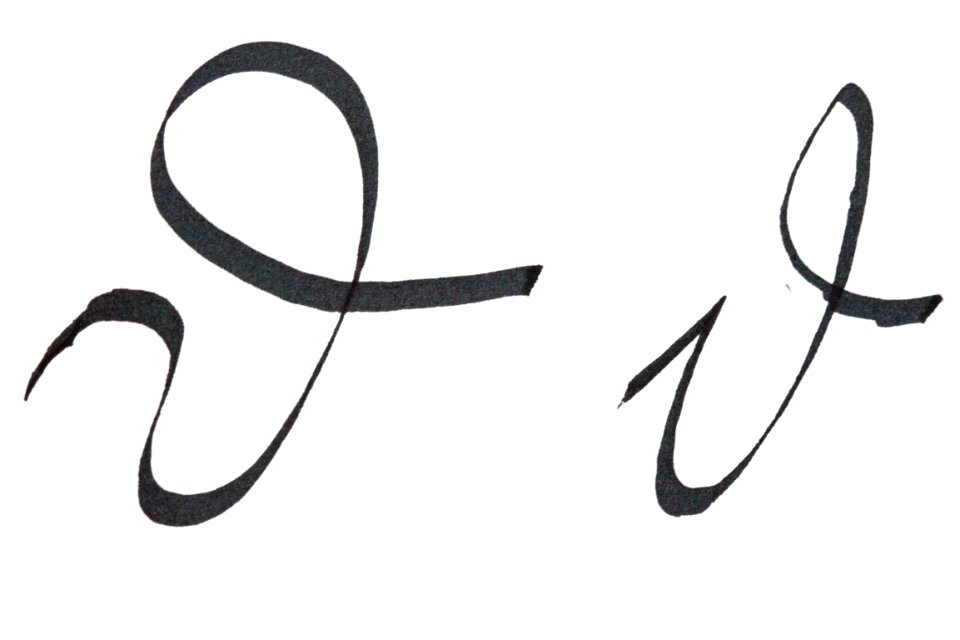 Sütterlin Buchstaben D d PD 2018-73
